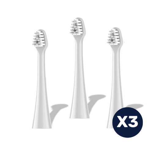 סט 3 ראשי מברשת סונית לצחצוח עמוק - PawLabs™