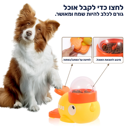 צעצוע אינטראקטיבי לכלב ברווז