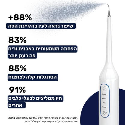 מברשת שיניים חשמלית לכלבים 3 ב-1 - PawLabs™ DentalPro Set