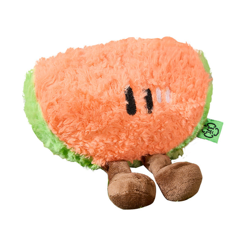 PawLabs™ FruityCrunch Plush Toy צעצוע פרווה אינטראקטיבי מסדרת הפירות – צפצפה ונייר מרשרש לגירוי חושי