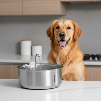 🐾 PawLabs™ – מזרקת מים חכמה מנירוסטה לכלבים